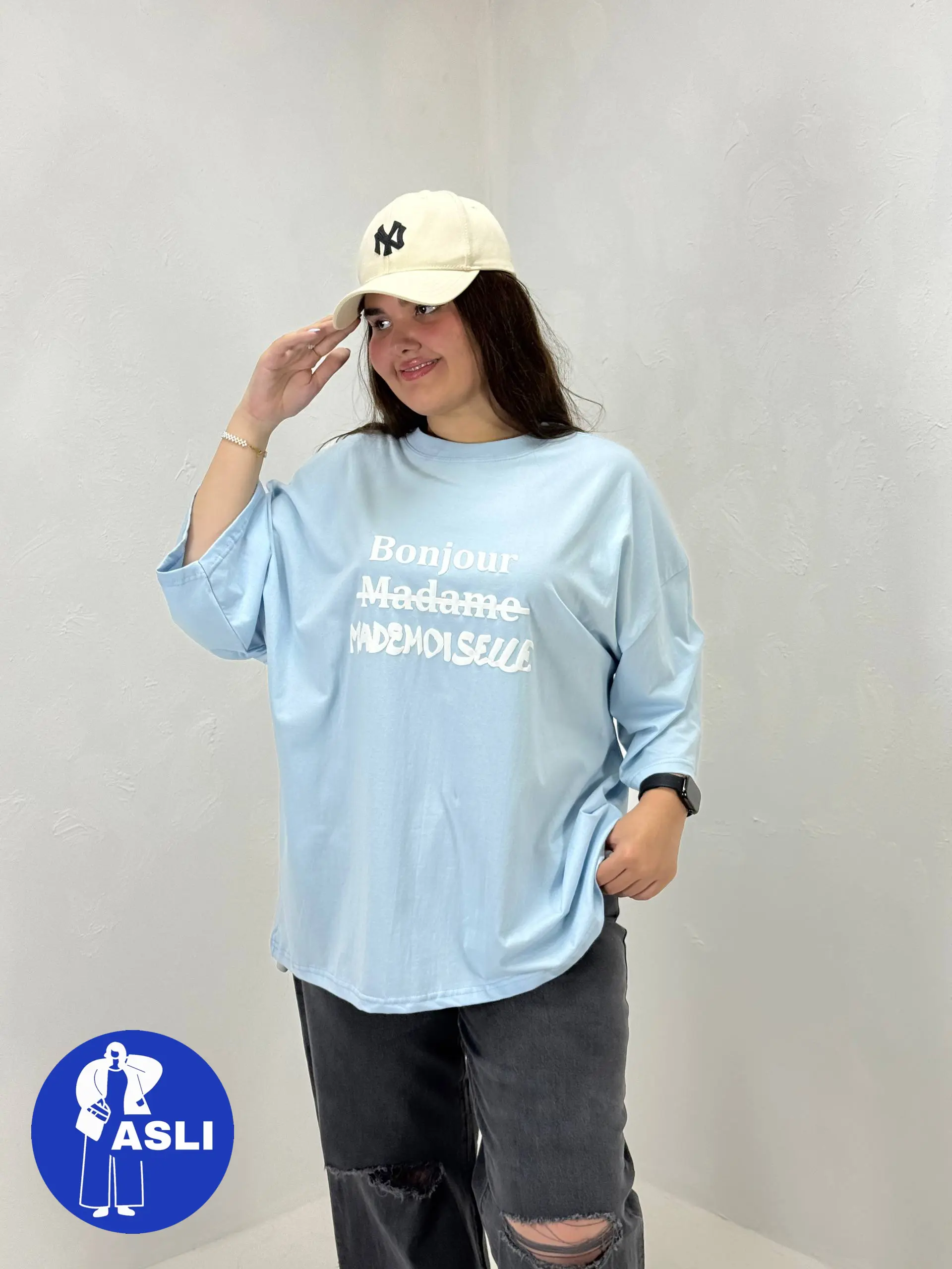 تیشرت سایز بزرگ Bonjour